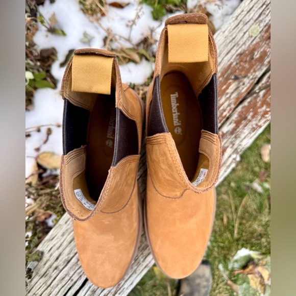 NEW Timberland Womens Carnaby Cool Chelsea Boot - Tan Size 9 - Picture 5 of 12